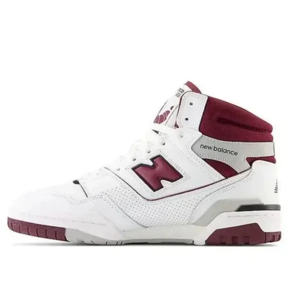 NEW BALANCE BB650RCH High Top Sneakers Men's US 13 White Basketball Shoes NEW - Picture 15 of 16
